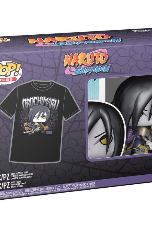 Descubre el apasionante mundo de Figura y Camiseta Naruto Shippuden Orochimaru Set.