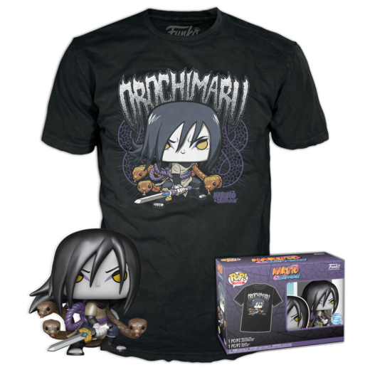 Descubre el apasionante mundo de Figura y Camiseta Naruto Shippuden Orochimaru Set.