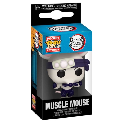 Descubre el apasionante mundo de Llavero Demon Slayer Kimetsu no Yaiba Muscle Mouse Pocket POP.