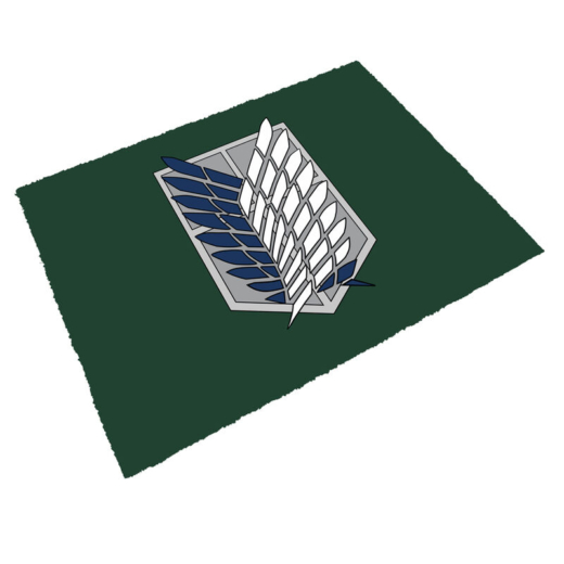 Descubre el apasionante mundo de Felpudo Emblema de los Exploradores Attack on Titan.