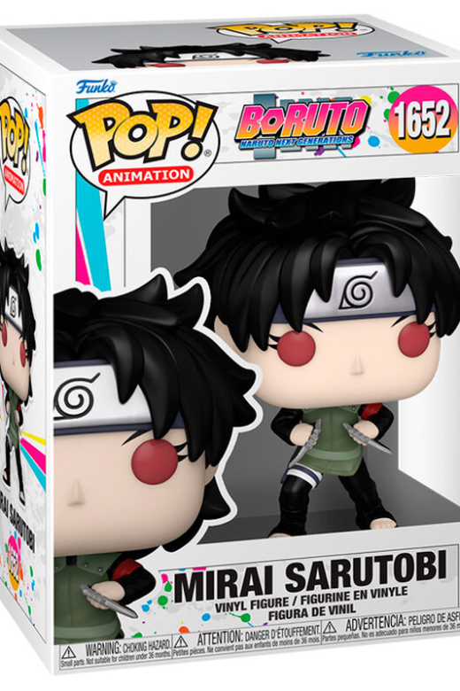 Descubre el apasionante mundo de Figura POP Mirai Sarutobi de Boruto.