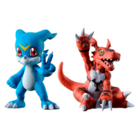 Descubre el apasionante mundo de Figuras Veemon y Guilmon Dos Fuerzas que Irradian Luz Digimon.