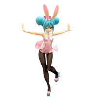 Descubre el apasionante mundo de Figura Hatsune Miku Pearl Pink Bicute Bunnies 30cm.