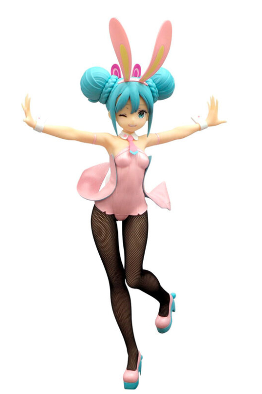 Descubre el apasionante mundo de Figura Hatsune Miku Pearl Pink Bicute Bunnies 30cm.