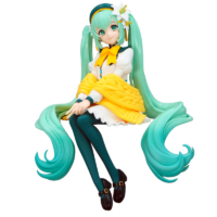 Descubre el apasionante mundo de Figura Noodle Stopper Hatsune Miku Hada Flor Lirio Blanco 14cm.