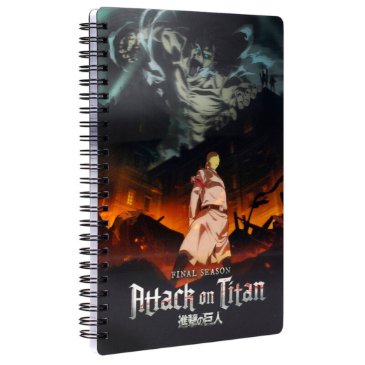 Descubre el apasionante mundo de Cuaderno 3D Titán Ataque a los Titanes.