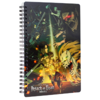 Descubre el apasionante mundo de Cuaderno 3D Ataque a los Titanes Struggle.