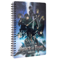 Descubre el apasionante mundo de Cuaderno 3D Attack on Titan Grupo.