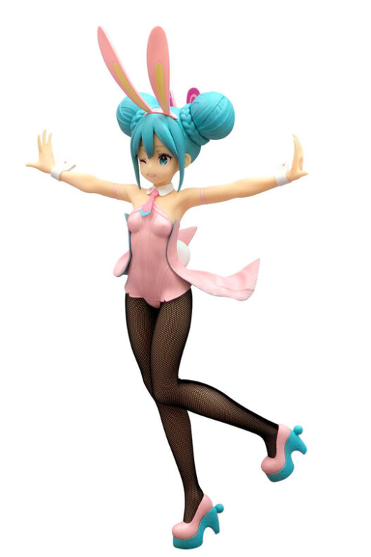 Descubre el apasionante mundo de Figura Hatsune Miku Pearl Pink Bicute Bunnies 30cm.