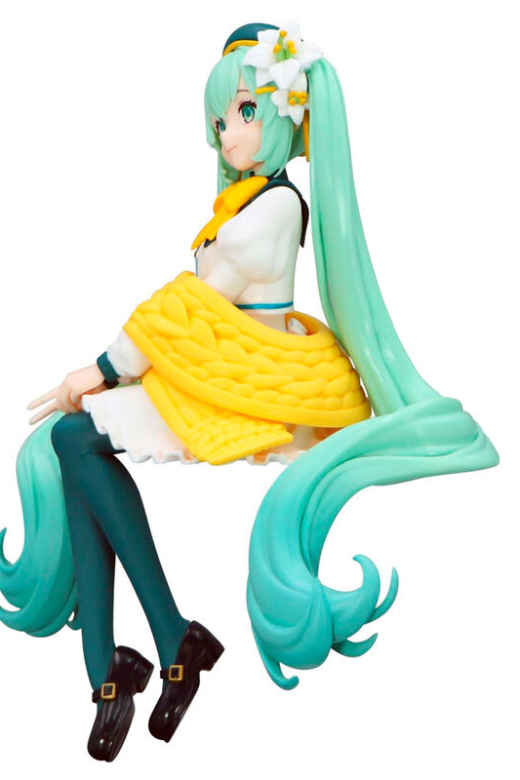 Descubre el apasionante mundo de Figura Noodle Stopper Hatsune Miku Hada Flor Lirio Blanco 14cm.