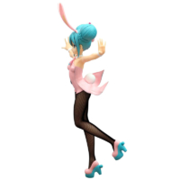 Descubre el apasionante mundo de Figura Hatsune Miku Pearl Pink Bicute Bunnies 30cm.