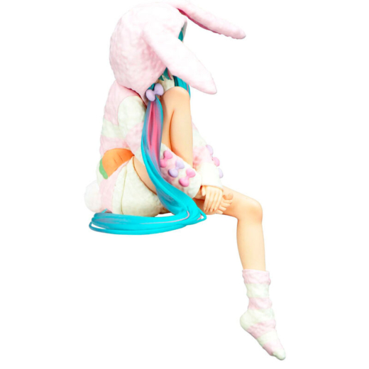 Descubre el apasionante mundo de Figura Hatsune Miku Pijama con Orejas de Conejo 14cm.