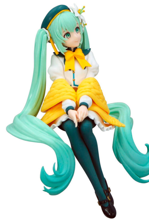 Descubre el apasionante mundo de Figura Noodle Stopper Hatsune Miku Hada Flor Lirio Blanco 14cm.
