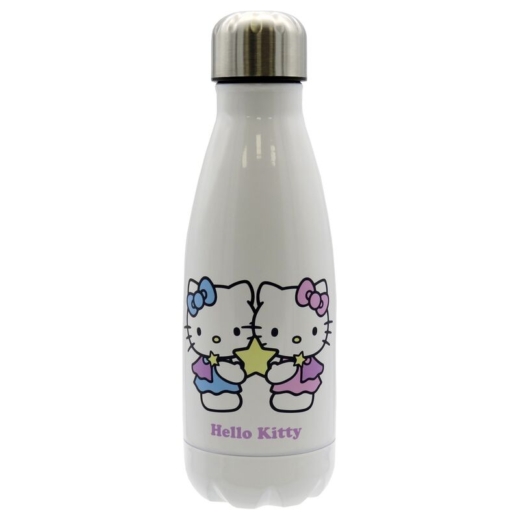 Descubre el apasionante mundo de Botella de acero inoxidable Geminis Hello Kitty 550ml.