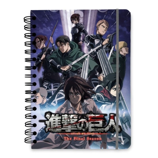 Descubre el apasionante mundo de Cuaderno A5 Ataque a los Titanes.