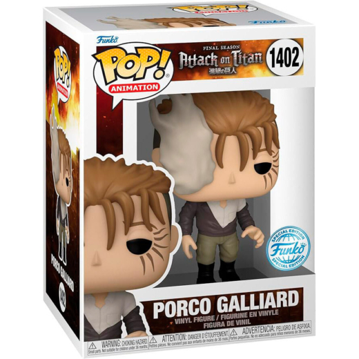 Descubre el apasionante mundo de Figura POP Attack On Titan Porco Galliard Exclusiva.