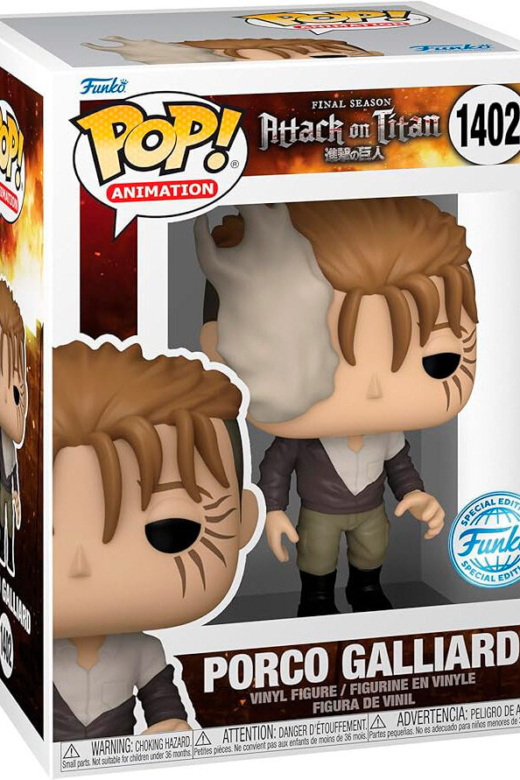 Descubre el apasionante mundo de Figura POP Attack On Titan Porco Galliard Exclusiva.