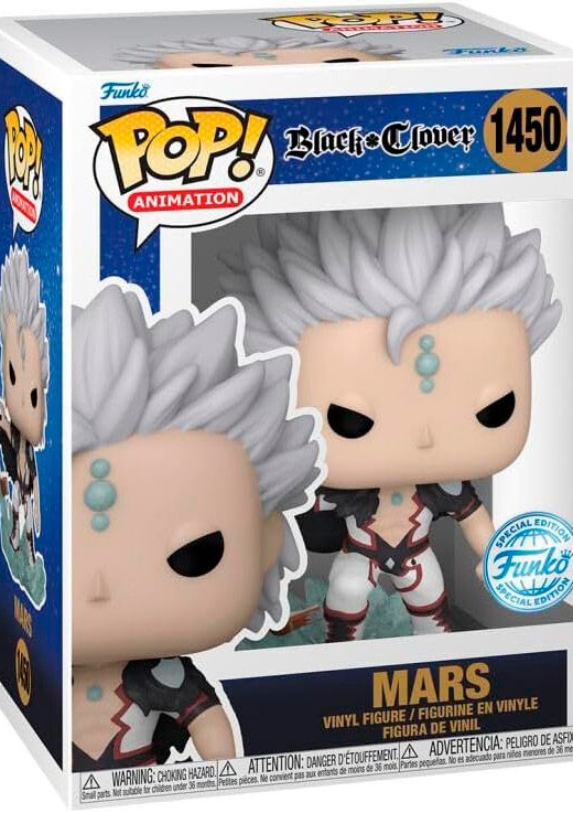 Descubre el apasionante mundo de Figura POP Black Clover Mars Exclusiva.