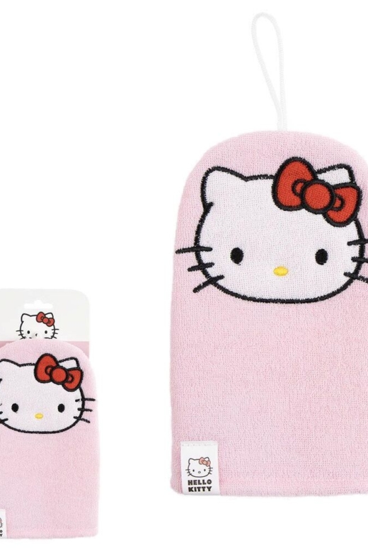 Descubre el apasionante mundo de Guante de ducha Hello Kitty.