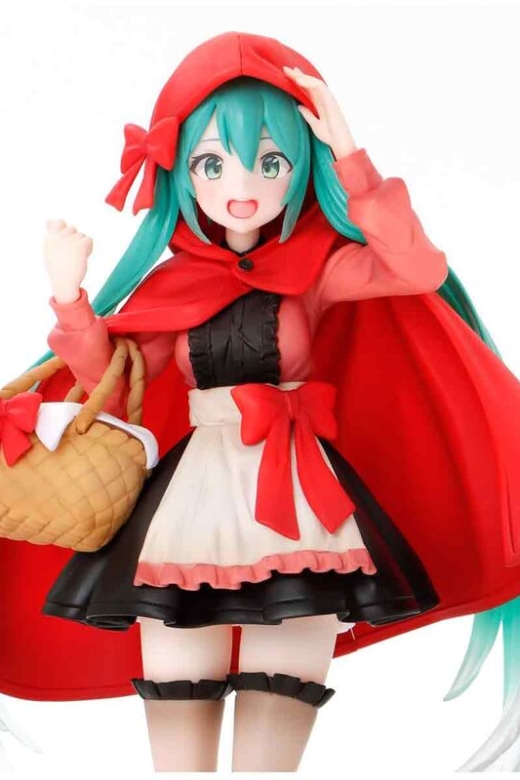 Descubre el apasionante mundo de Figura Hatsune Miku Versión Caperucita Roja 18cm.