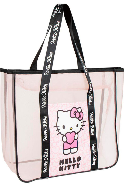 Descubre el apasionante mundo de Bolsa de playa premium Hello Kitty.