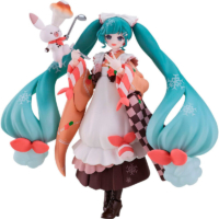 Descubre el apasionante mundo de Figura Hatsune Miku Snow Miku Delicia Invernal 14cm.