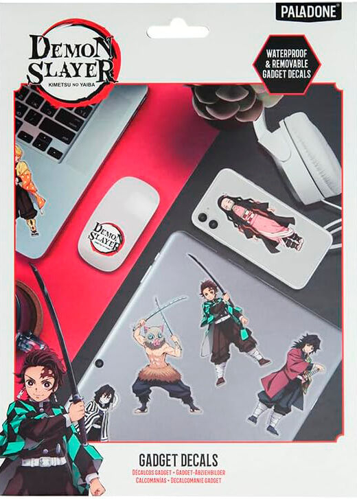 Descubre el apasionante mundo de Pegatinas Demon Slayer Kimetsu no Yaiba Gadgets.