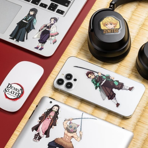 Descubre el apasionante mundo de Pegatinas Demon Slayer Kimetsu no Yaiba Gadgets.