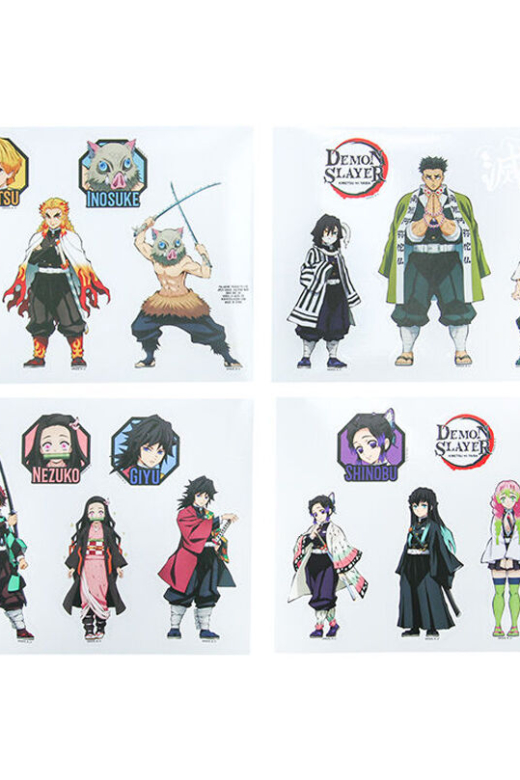 Descubre el apasionante mundo de Pegatinas Demon Slayer Kimetsu no Yaiba Gadgets.