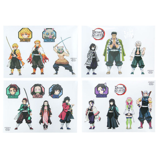 Descubre el apasionante mundo de Pegatinas Demon Slayer Kimetsu no Yaiba Gadgets.