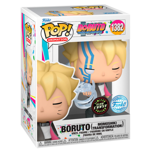 Descubre el apasionante mundo de Figura POP Boruto Momoshiki Transformación Exclusiva Chase.