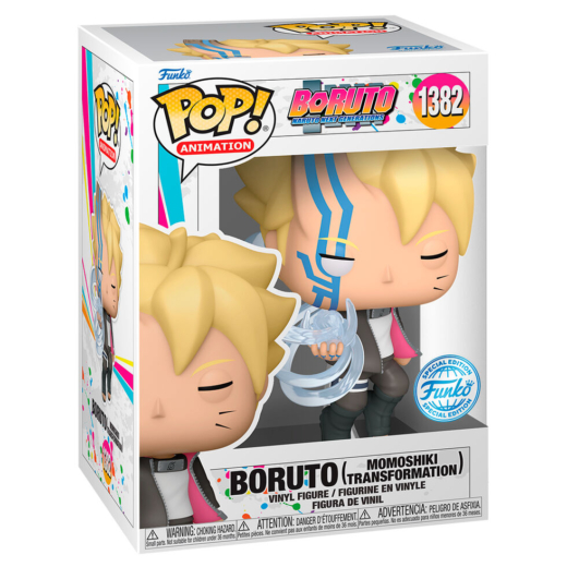 Descubre el apasionante mundo de Figura POP Boruto Momoshiki Transformación Exclusiva Chase.