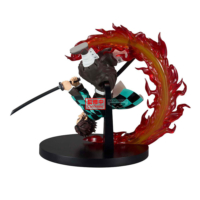 Descubre el apasionante mundo de Figura Tanjiro Kamado Vibration Stars Demon Slayer 15cm.