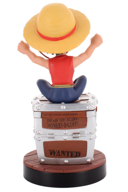 Descubre el apasionante mundo de Soporte Cable Guy Luffy One Piece Wanted Poster.