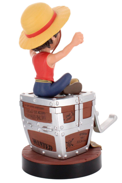 Descubre el apasionante mundo de Soporte Cable Guy Luffy One Piece Wanted Poster.