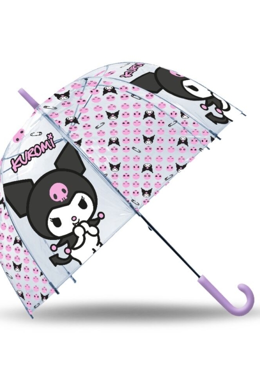 Descubre el apasionante mundo de Paraguas manual Kuromi Hello Kitty 46 cm.