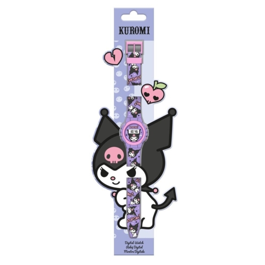 Descubre el apasionante mundo de Reloj Digital Kuromi Hello Kitty.