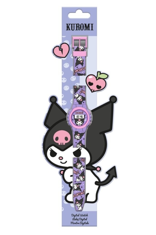 Descubre el apasionante mundo de Reloj Digital Kuromi Hello Kitty.