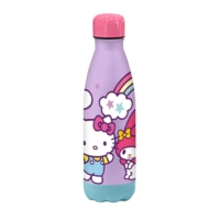 Descubre el apasionante mundo de Botella de Acero Inoxidable Hello Kitty y Amigos 700ml.