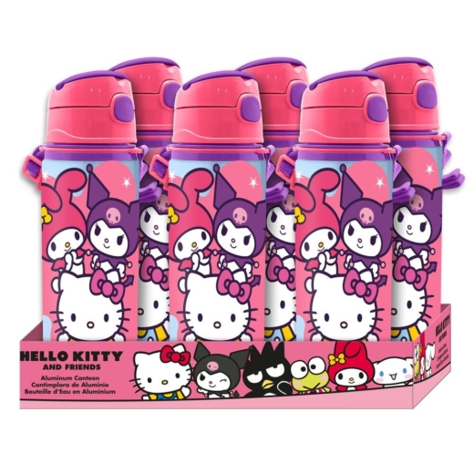 Descubre el apasionante mundo de Cantimplora de Aluminio Hello Kitty y Amigos 600ml.