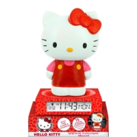 Descubre el apasionante mundo de Lámpara 3D con despertador Hello Kitty y Amigos.