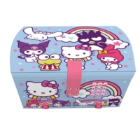 Descubre el apasionante mundo de Joyero musical secreto Hello Kitty y Amigos.