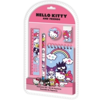 Descubre el apasionante mundo de Blister papelería Hello Kitty y Amigos 5 piezas.