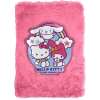 Descubre el apasionante mundo de Cuaderno peluche A5 Hello Kitty y Amigos.