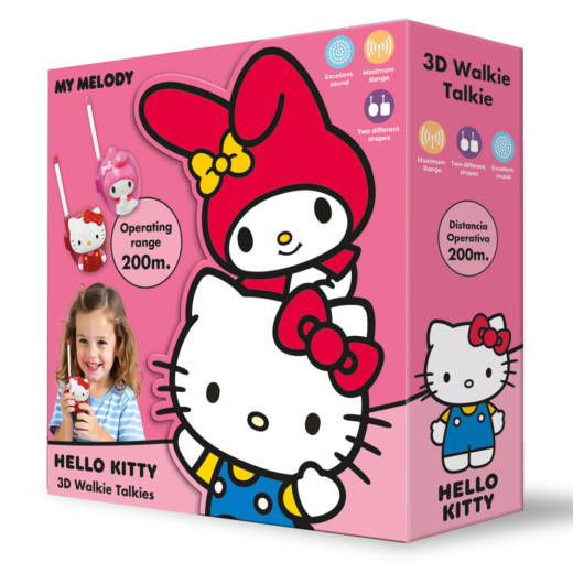 Descubre el apasionante mundo de Walkie Talkie 3D Hello Kitty y Amigos.
