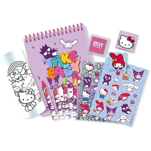 Descubre el apasionante mundo de Maletín de Papelería 3D Hello Kitty y Amigos.