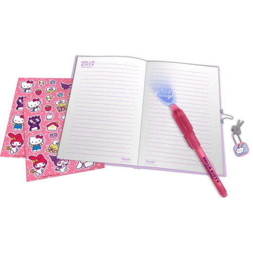 Descubre el apasionante mundo de Diario y bolígrafo mágico Hello Kitty y Friends.