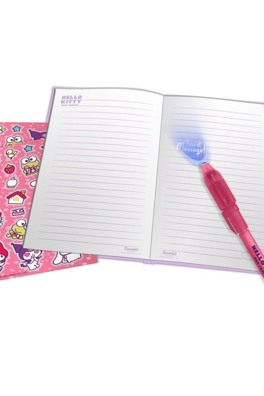 Descubre el apasionante mundo de Diario y bolígrafo mágico Hello Kitty y Friends.