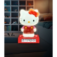 Descubre el apasionante mundo de Lámpara 3D con despertador Hello Kitty y Amigos.