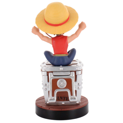 Descubre el apasionante mundo de Soporte Cable Guy Luffy One Piece Wanted Poster.
